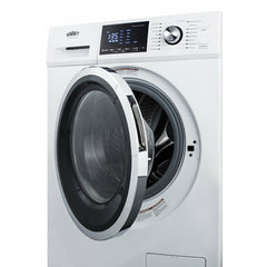 Summit 24" Wide 115V Washer/Dryer Combo with 2.7 cu. ft. Capacity, 16 Wash Cycles, 1300 RPM, Ventless, 115 Volt Operation - SPWD2202W