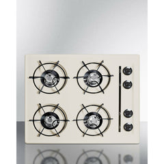 Summit 24" Wide 4-Burner Gas Cooktop with 4 Open Burners, 9,000 BTU Burners, Porcelain Enameled Steel Grates - SNL03