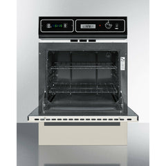 Summit 24" Wide Gas Wall Oven with Broiler Drawer, 2 Oven Racks, Timer - STM7212KW