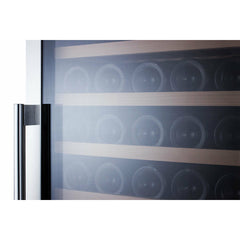 Summit 24" Wide Wine Cellar with 171 Bottles Bottle Capacity, Right Hinge, Glass Door, With Lock, 15 Extension Wine Racks, Digital Control, LED Light, Compressor Cooling, Star-K Certification, Automatic Defrost, Digital Thermostat - SWC1926