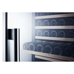 Summit 24" Wide Wine Cellar with 171 Bottles Bottle Capacity, Right Hinge, Glass Door, With Lock, 15 Extension Wine Racks, Digital Control, LED Light, Compressor Cooling, Star-K Certification, Automatic Defrost, Digital Thermostat - SWC1926