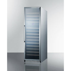Summit 24" Wide Wine Cellar with 160 Bottles Bottle Capacity, Right Hinge, Glass Door, With Lock, 14 Extension Wine Racks, Digital Control, LED Light, Compressor Cooling, Star-K Certification, Digital Thermostat - SWC1966