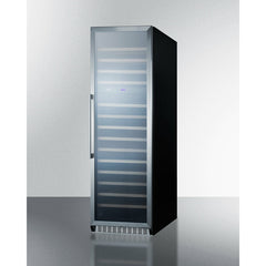 Summit 24" Wide Wine Cellar with 160 Bottles Bottle Capacity, Right Hinge, Glass Door, With Lock, 14 Extension Wine Racks, Digital Control, LED Light, Compressor Cooling, Star-K Certification, Digital Thermostat - SWC1966