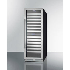 Summit 24" Wide Dual-Zone Wine Cellar with 163 Bottle Capacity, With Lock, 13 Extension Wine Racks, Digital Control, LED Light, Compressor Cooling, ETL Approved, CFC Free, High/Low Temperature Alarm, Double Pane Tempered Glass Door - SWCP2163