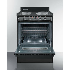Summit 24" Wide Electric Coil Range - TEM610CW