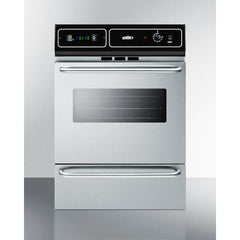 Summit 24" Wide Electric Wall Oven  with Storage Drawer, 2 Oven Racks, LP Convertible - TEM7