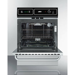 Summit 24" Wide Electric Wall Oven  with Storage Drawer, 2 Oven Racks, LP Convertible - TEM7