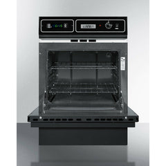 Summit 24" Wide Electric Wall Oven  with Storage Drawer, 2 Oven Racks, LP Convertible - TEM7