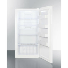 Summit 33" Wide Convertible All-Freezer/Refrigerator with 17 cu. ft. Capacity, Right Hinge, Frost Free Defrost, Adjustable Shelves, CFC Free - UF18W