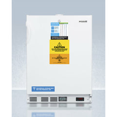 Summit 24" Wide All-Freezer, ADA Compliant  with 3.5 cu. ft. Capacity, Right Hinge, Manual Defrost, ADA Compliant, Approved for Medical Use - VT65ADA