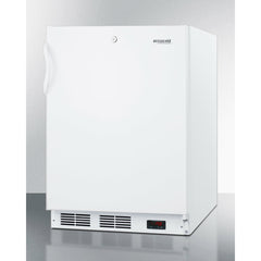 Summit 24" Wide All-Freezer, ADA Compliant with 3.5 cu. ft. Capacity, Right Hinge, Manual Defrost, ADA Compliant, Approved for Medical Use, CFC Free - VT65ML7ADA