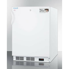 Summit 24" Wide MOMCUBE™ Breast Milk Freezer, ADA Compliant with 3.5 Cu. Ft. Capacity, Slide-Out Drawers, Digital Thermostat, Lock, 100% CFC Free - VT65MLBIMCADA
