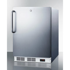 Summit 24" Wide Built-In All-Freezer, ADA Compliant with 3.5 cu. ft. Capacity, Right Hinge, Manual Defrost, ADA Compliant, Approved for Medical Use, Adjustable Thermostat - VT65ML7CSSADA