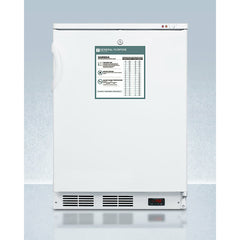 Summit 24" Wide All-Freezer with 3.5 cu. ft. Capacity, Field Reversible Doors, Right Hinge, Manual Defrost, Approved for Medical Use - VT65MLGP