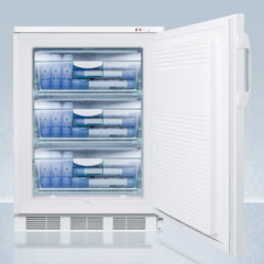 Summit 24" Wide Built-In All-Freezer with 3.2 Cu. Ft. Capacity, Pull-out Drawers, NIST Calibrated Temperature Display, Buffered Temperature Probe - VT65MLBIPLUS2