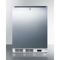 Summit 24" Wide All-Freezer, ADA Compliant with 3.5 cu. ft. Capacity, Right Hinge, Manual Defrost, ADA Compliant, Approved for Medical Use, Adjustable Thermostat - VT65ML7SS