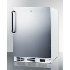 Summit 24" Wide Built-In All-Freezer, ADA Compliant with 3.5 cu. ft. Capacity, Right Hinge, Manual Defrost, ADA Compliant, Approved for Medical Use - VT65MLBISS