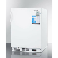 Summit 24" Wide Built-In All-Freezer, 3.2 cu.ft. Capacity, Right Hinge, Manual Defrost, ADA Compliant, Approved for Medical Use - VT65MLBIVACADA