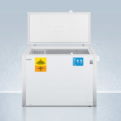 Summit 46" Chest Freezer 9 Cu.Ft.  with Manual Defrost, Capable of -30 Degrees C Operation, Alarm, Temperature Display  -  VT85