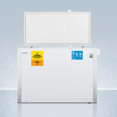 Summit 46" Chest Freezer 9 Cu.Ft.  with Manual Defrost, Capable of -30 Degrees C Operation, Alarm, Temperature Display  -  VT85