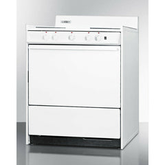 Summit 30" Wide Electric Coil Top Range with 4 Coil Elements, 3.69 cu. ft. Total Oven Capacity, Viewing Window, Storage Drawer - WEM2