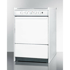 Summit 24" Wide Electric Coil Top Range with 4 Elements, 2.92 cu. ft. Total Oven Capacity, Storage Drawer, ADA Compliant, Storage Drawer - WEM610R