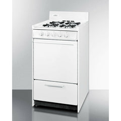Summit 20" Wide Propane Gas Range, Battery Start with Battery Start, 4 Burners, 2.46 cu. ft. Oven Capacity, Porcelain and Steel Construction - WLM110P