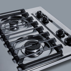 Summit 30" Wide 4-Burner Gas Cooktop - ZTL053S