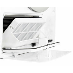Summit 24" Wide 208-240V Heat Pump Dryer with 3.88 Cu. Ft. Capacity, Slim-Fitting Design, Heat Pump Operation, Stainless Steel Drum - SLD242W