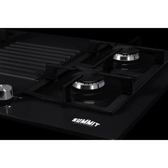 Summit 30" White Gas Cooktop - GC43