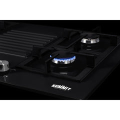 Summit 30" White Gas Cooktop - GC43
