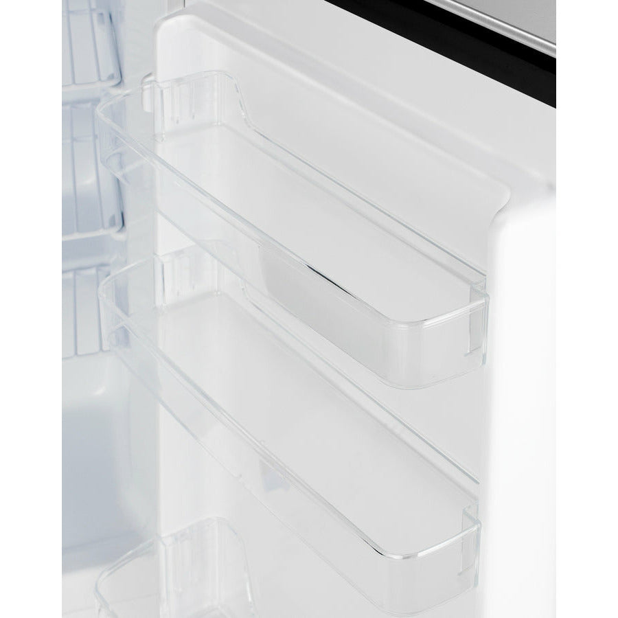 Summit 21" Wide, 2.68 Cubic Feet cu. ft. Undercounter Upright Freezer with Adjustable Temperature Controls - ALFZ37BSS
