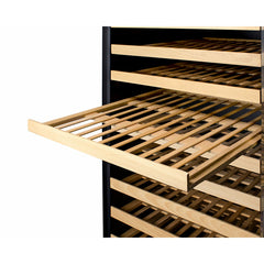 Summit 24" Wide Single Zone Wine Cellar with 165 Bottle Capacity, Right Hinge, Glass Door, With Lock, 14 Extension Wine Racks, Digital Control, LED Light, Compressor Cooling, ETL Approved, Digital Thermostat - SWC1926B