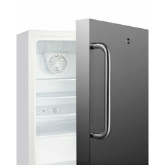 Summit 21" Wide Built-In Commercial All-Refrigerator, ADA Compliant with 3.32 cu. ft. Capacity, 4 Wire Shelves, Right Hinge with Door Lock, Crisper Drawer, Automatic Defrost ADA Compliant, Factory Installed Lock, CFC Free - SCR504SSTBADA