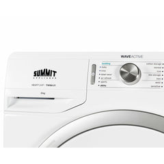 Summit 24" Wide 208-240V Heat Pump Dryer with 3.88 Cu. Ft. Capacity, Slim-Fitting Design, Heat Pump Operation, Stainless Steel Drum - SLD242W