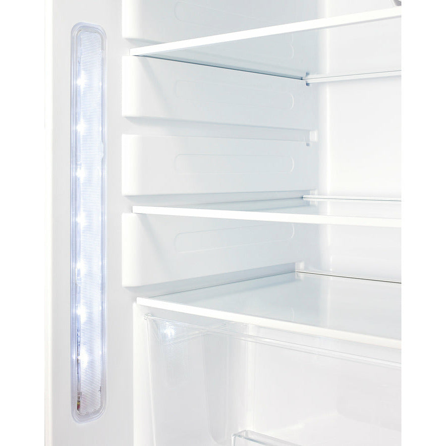 Summit 20" Wide 3.53 Cu. Ft. Compact Refrigerator with Adjustable Glass Shelves - ALR46WIF
