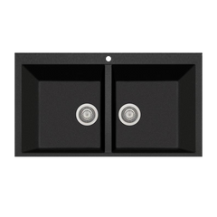 LaToscana Double Basin Drop-in Sink For 36" Cabinet - AM8620-UG - The Home Selection