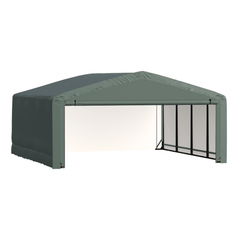 ShelterLogic ShelterTube Wind and Snow-Load Rated Garage, 20x18x10 - SQAADD0103C02001810