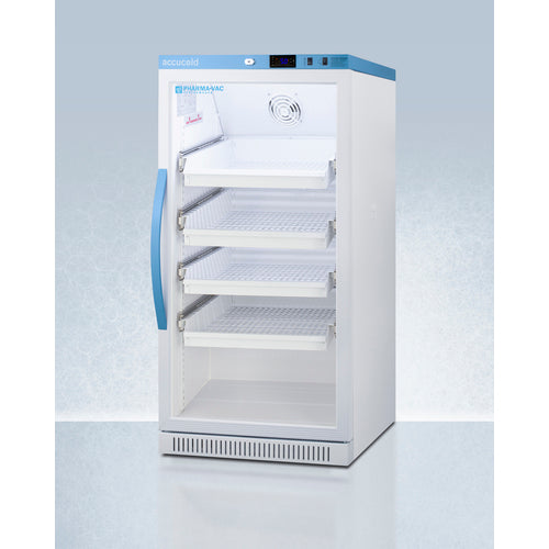 Summit 24 Inch Wide 8 Cu.Ft. Upright Vaccine Refrigerator with Removable Drawers - ARG8PVDR