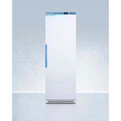 Summit 24" Upright Vaccine Refrigerator with Interior Lockers, 15 cu. ft. Capacity, Door Lock, Right Hinge with Reversible Doors, Automatic Defrost, CFC Free, Eco-Friendly Refrigerant - ARS15PVLOCKER