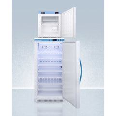 Summit 24" Wide All-Refrigerator/All-Freezer Combination - ARS8PV-FS24LSTACKMED2
