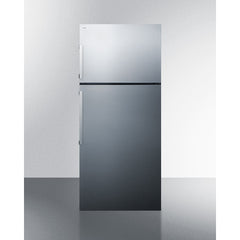 Summit 28" Wide Top Mount Refrigerator-Freezer With Icemaker - FF1512SSIM