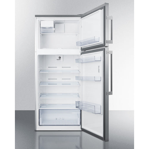 Summit 28" Wide Top Mount Refrigerator-Freezer With Icemaker - FF1512SSIM