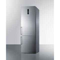 Summit 24" Wide Bottom Freezer Refrigerator With Icemaker - FFBF249SSIM