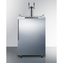 Summit 24" Wide Outdoor Kegerator with 5.6 cu. ft. Capacity, Dual Tap System, Digital Thermostat - SBC635MOS7