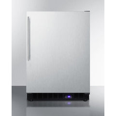 Summit 24" Wide Built-In All-Freezer with High-Temperature Alarm, Adjustable Chrome Shelves, Temperature Memory Function, Frost-Free, Open Door Alarm, Built-In Capable, Professional Handle, Fingerprint Resistant -  SCFF53BX
