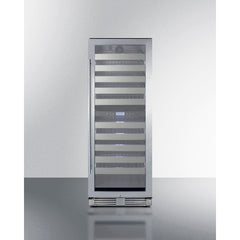 Summit 24" Wide Dual-Zone Wine Cellar with 116 Bottle Capacity, Right Hinge, Glass Door, With Lock, 10 Extension Wine Racks, Digital Control, LED Light, Compressor Cooling, ETL Approved, ETL, Digital Thermostat, CFC Free - SWCP2116