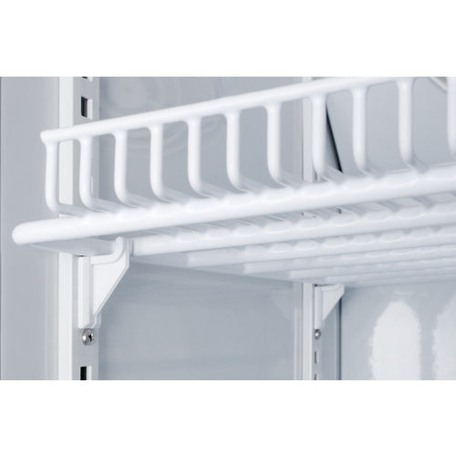 Summit 24" Wide All-Refrigerator/All-Freezer Combination with 9.2 cu. ft. Total Capacity, 3.2 cu. ft. Freezer Capacity, 4 Wire Shelves, with Door Lock, Right Hinge - ARG6PV-VT65MLSTACKMED2