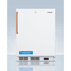 Summit 24" Wide Built-In All-Freezer with Antimicrobial Pure Copper Handle, ADA Compliant - VT65MLBITBCADA