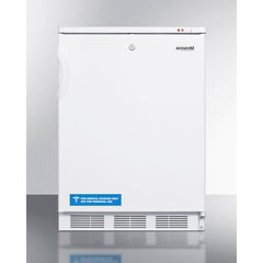 Summit 24" Wide Built-In All-Freezer (Panel Not Included) with 3.5 cu. ft. Capacity, Right Hinge, Manual Defrost, Approved for Medical Use, Adjustable Thermostat - VT65ML7BI